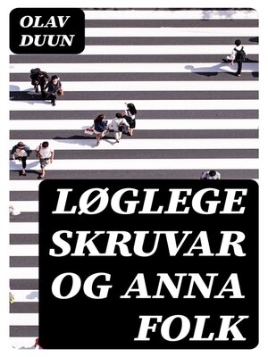 cover image of Løglege skruvar og anna folk